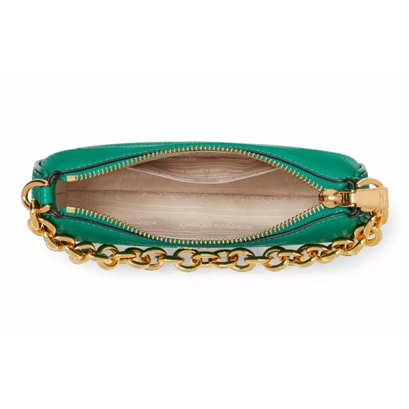 New Kate Spade Jolie Small Convertible Pebble Leather Crossbody Wintergreen - Picture 5 of 7